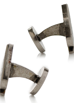 Ace of Spades Antique Silver Cufflinks