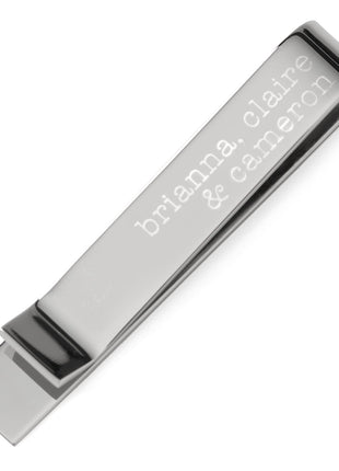 Best Dad Ever Engravable Tie Bar