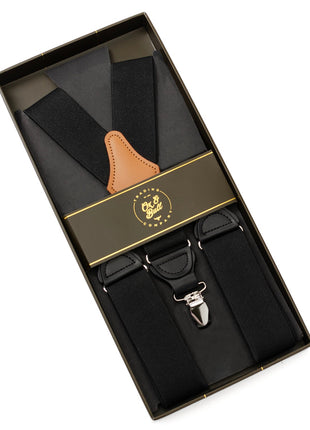 Black Convertible Suspenders