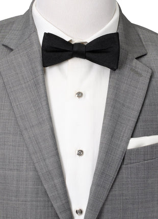 Black Silk Bow Pre-Tie