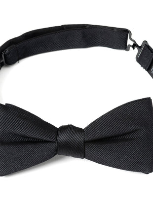 Black Silk Bow Pre-Tie