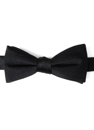 Black Silk Bow Pre-Tie