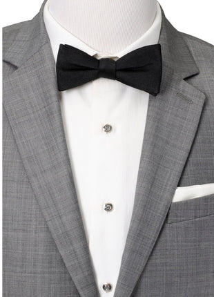 Black Silk Bow Pre-Tie
