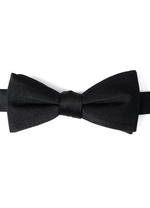 Black Silk Bow Pre-Tie