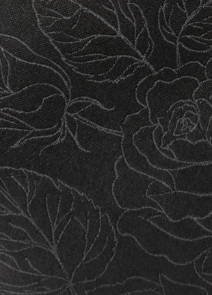 Black Floral Men's Tie