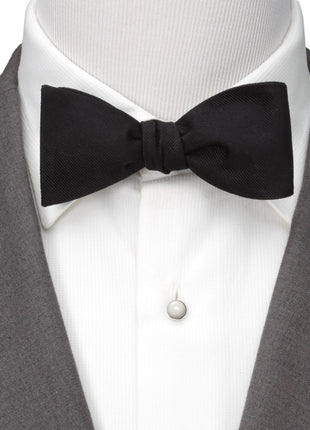 Black Self Tie Bow Tie