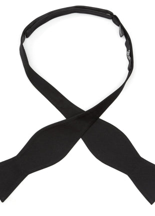Black Self Tie Bow Tie