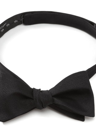 Black Self Tie Bow Tie