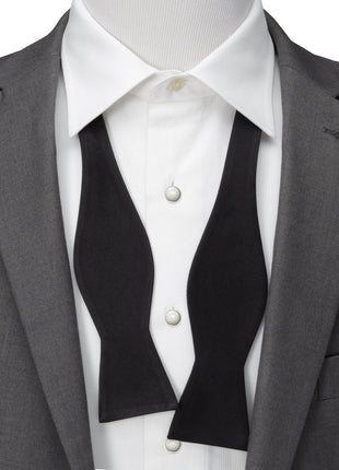 Black Self Tie Bow Tie