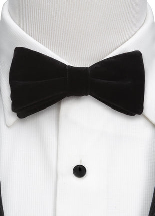 Black Velvet Bow Tie