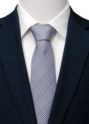Blue Glen Plaid Silk Tie