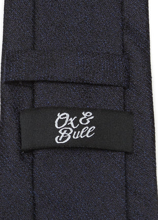 Heathered Blue Wool Men's Tie