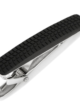 Stainless Steel Carbon Fiber Tire Tread Tie Clip