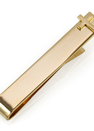 Cross Gold Tie Bar