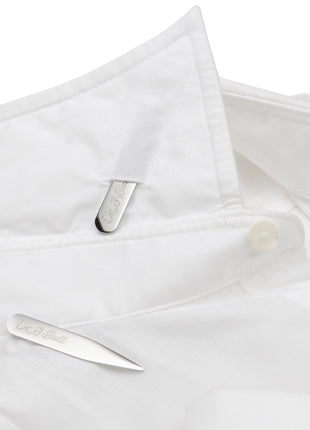 Stainless Steel Engravable Short Collar Stays