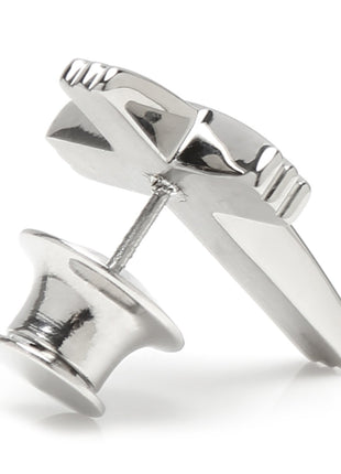 Cross Stainless Steel Lapel Pin