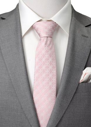 Pink Art Deco Men's Tie