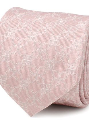 Pink Art Deco Men's Tie