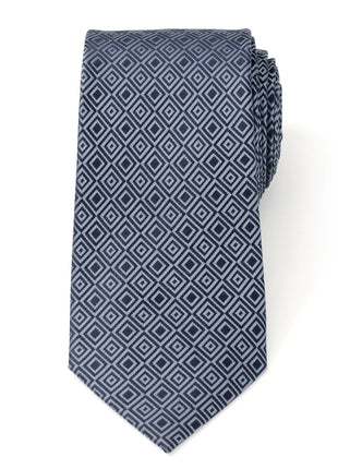 Navy Patterned Men's Tie
