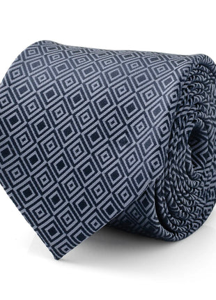 Navy Patterned Men's Tie