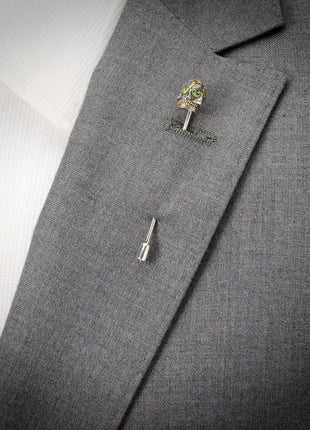 Sterling Silver Skull Stick Pin