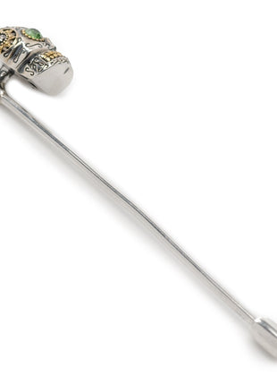 Sterling Silver Skull Stick Pin
