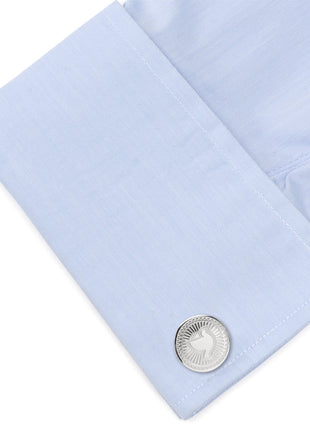 Silver Dove Radial Cufflinks