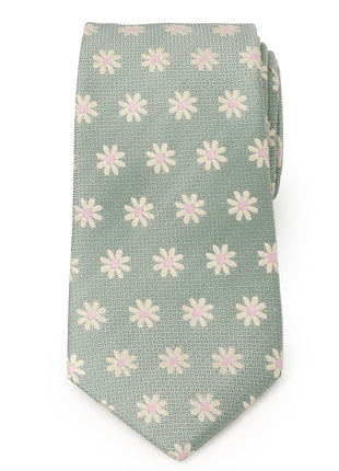 Daisy Soft Green Men's Tie