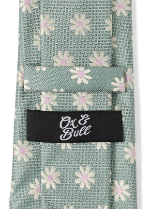 Daisy Soft Green Men's Tie
