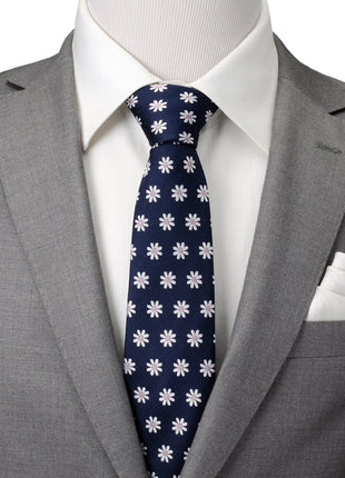 Daisy Navy Blue Men's Tie