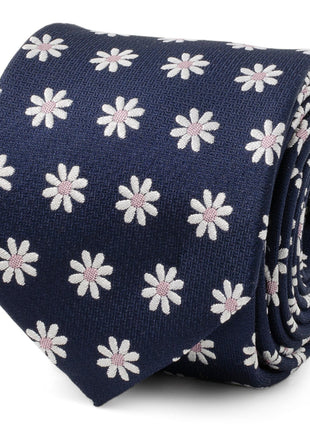 Daisy Navy Blue Men's Tie