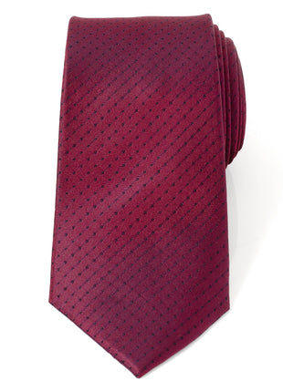 Red Pin Dot Men's Tie