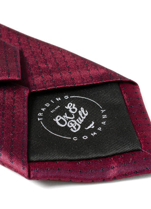 Red Pin Dot Men's Tie