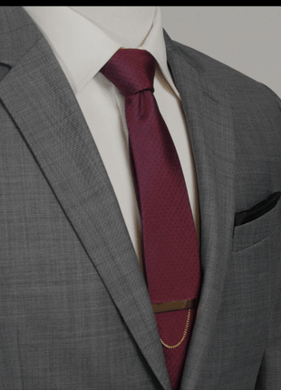 Red Pin Dot Men's Tie