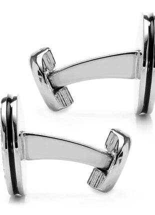 Engravable Studded Cufflinks