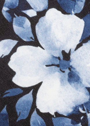 Painted Floral Black Silk Men's Tie