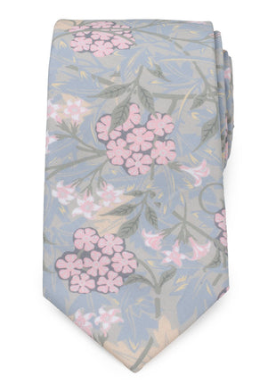 Light Blue Floral Men's Tie