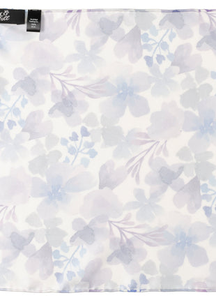 Watercolor Lavender Mix Men's Silk Pocket Square
