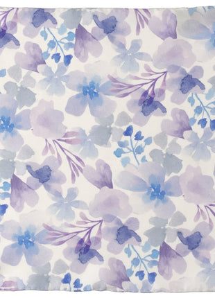 Watercolor Lavender Mix Men's Silk Pocket Square