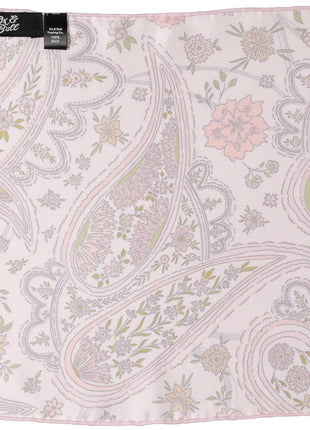 Floral Blush Paisley Pocket Square