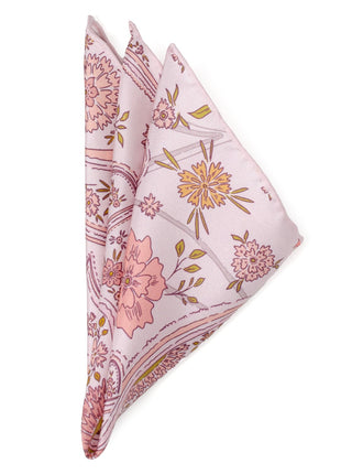 Floral Blush Paisley Pocket Square