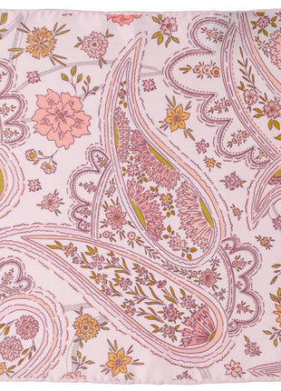 Floral Blush Paisley Pocket Square