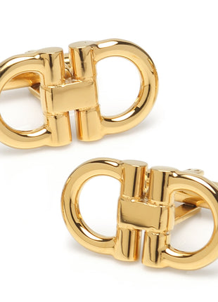 Horse Bit Gold Stainless Steel 5-Stud Set
