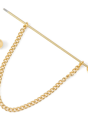 Stainless Steel Gold Chain Collar Bar