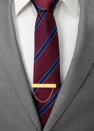 Stainless Steel Gold Chain Tie Clip