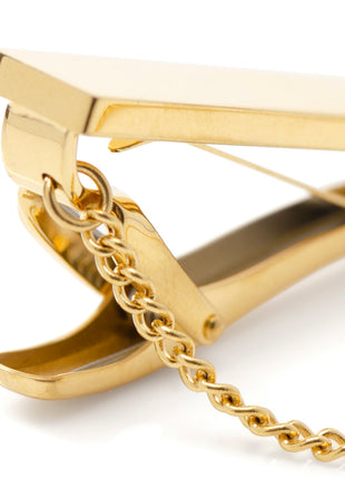 Stainless Steel Gold Chain Tie Clip