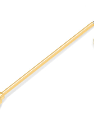 Stainless Steel Gold Steps Eyelet Collar Bar
