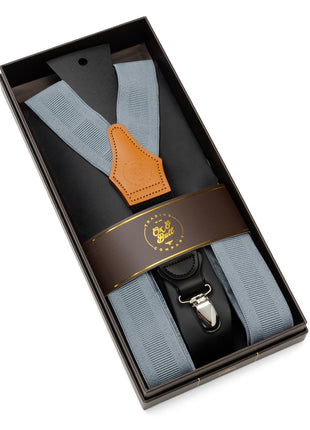 Gray Convertible Suspenders