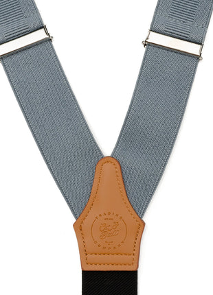 Gray Convertible Suspenders