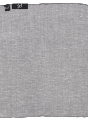 Gray Linen Pocket Square